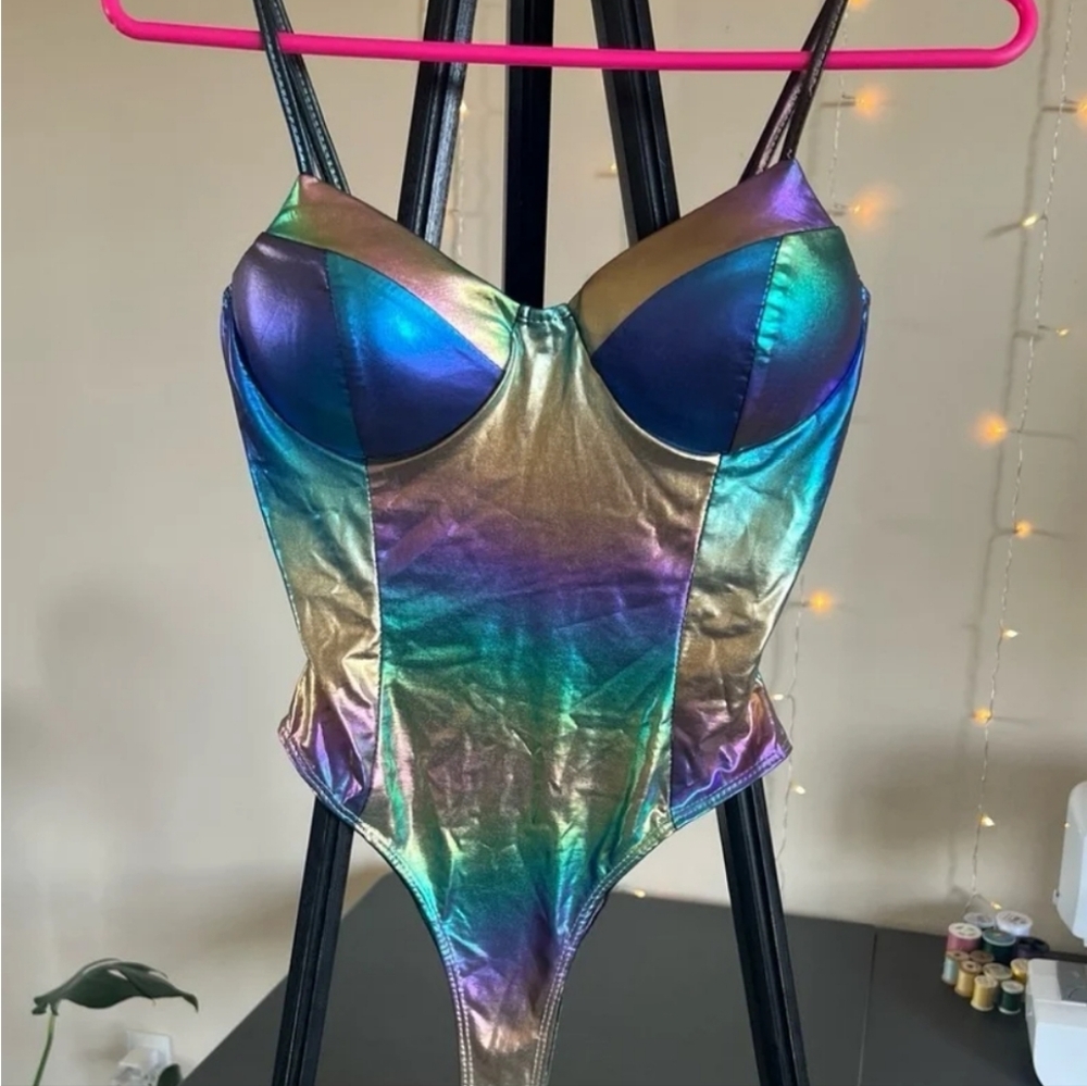Iridescent bodysuit